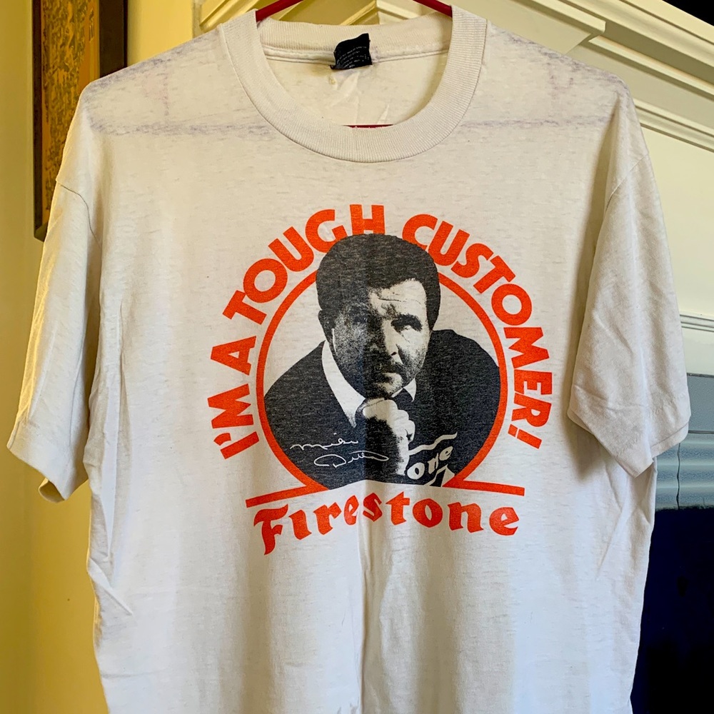 Vintage Mike Ditka / Firestone tee